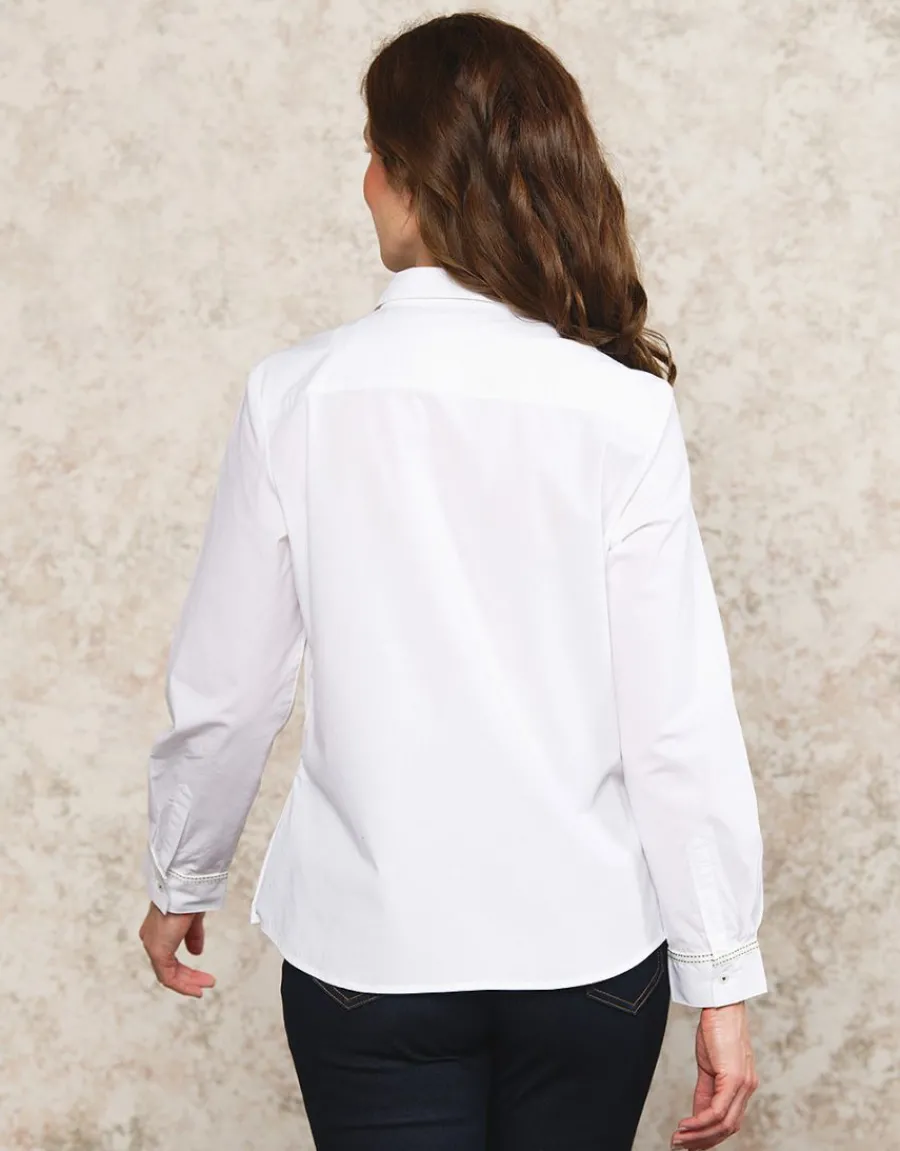 Christine Laure Chemisiers & Blouses|Hauts*Chemisier blanc coton