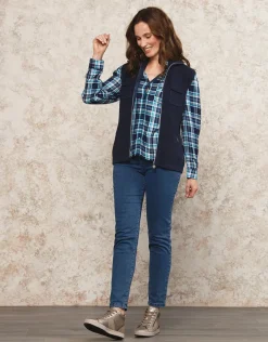 Christine Laure Chemisiers & Blouses|Hauts*Chemisier carreaux bleu