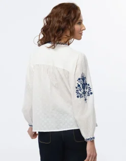 Christine Laure Chemisiers & Blouses|Hauts*Chemisier coton écru