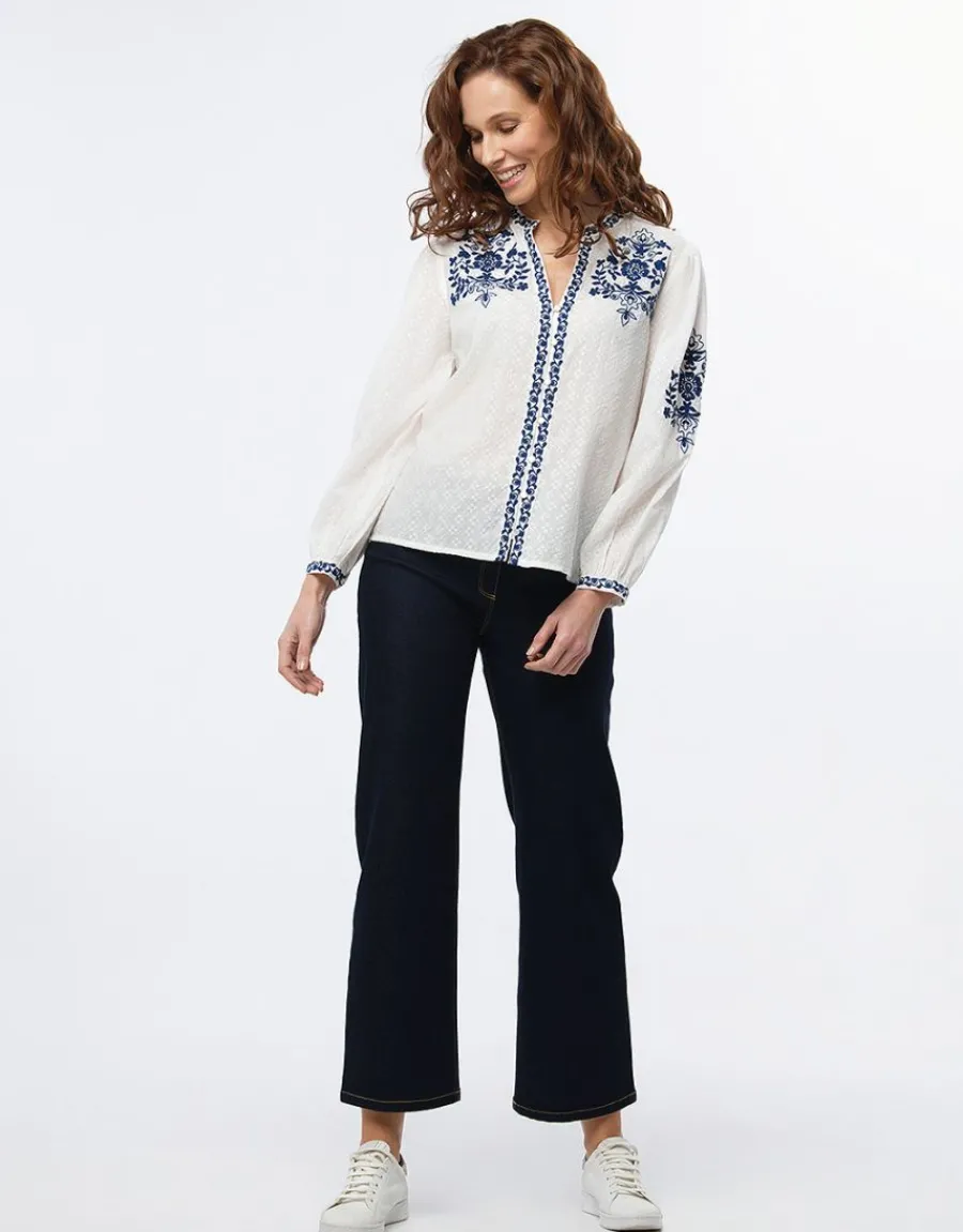 Christine Laure Chemisiers & Blouses|Hauts*Chemisier coton écru