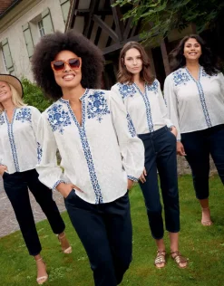 Christine Laure Chemisiers & Blouses|Hauts*Chemisier coton écru