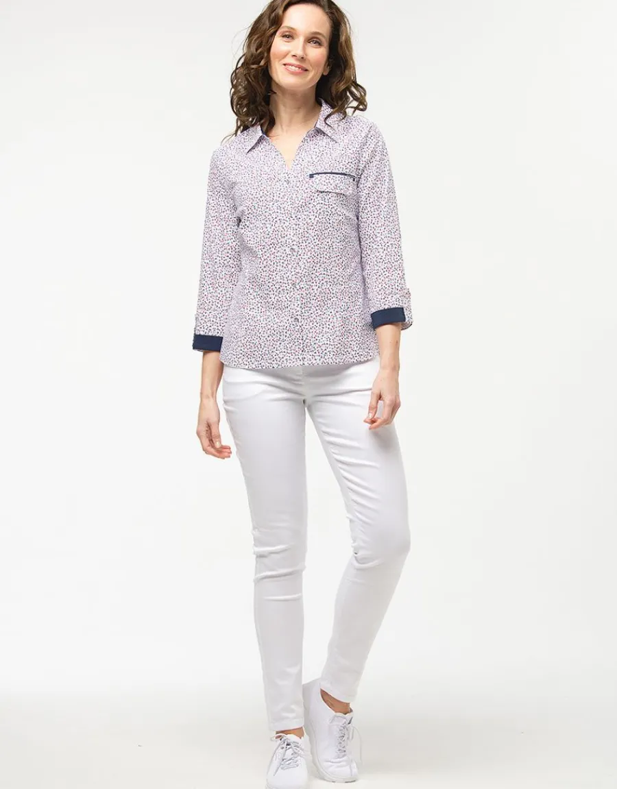 Christine Laure Chemisiers & Blouses|Hauts*Chemisier coton fleuri
