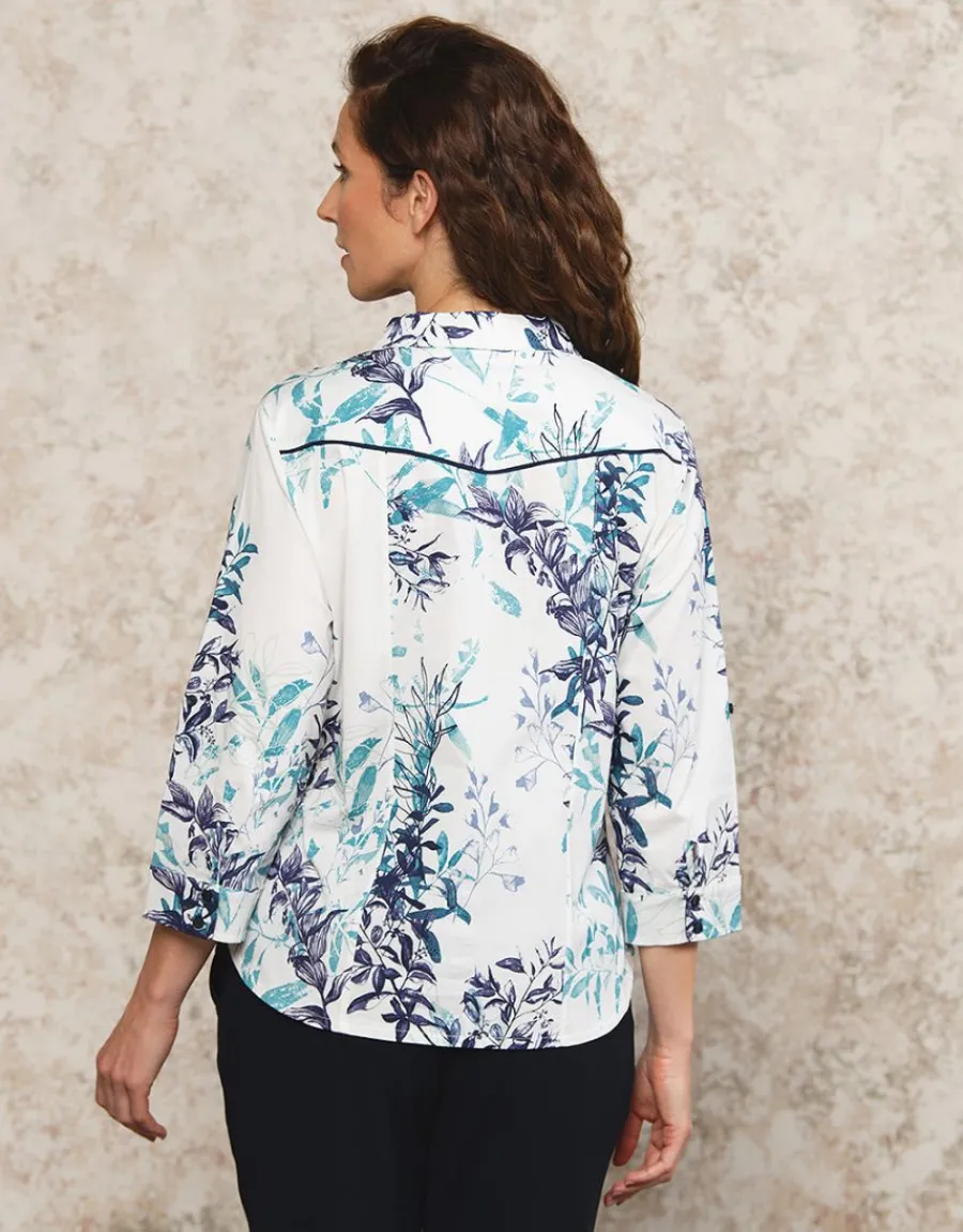 Christine Laure Chemisiers & Blouses|Hauts*Chemisier fleuri coton