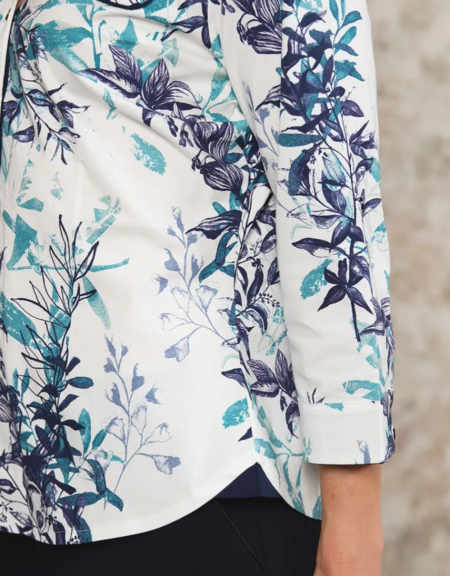 Christine Laure Chemisiers & Blouses|Hauts*Chemisier fleuri coton