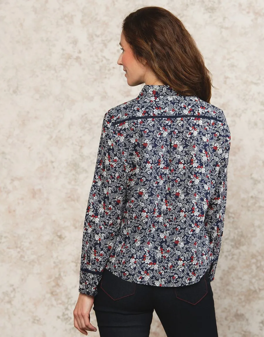 Christine Laure Chemisiers & Blouses|Hauts*Chemisier fleuri coton