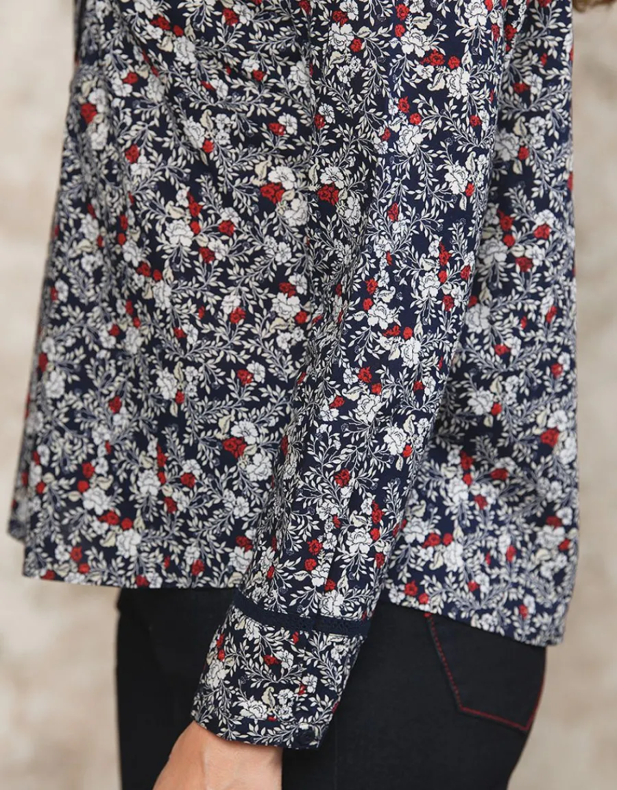 Christine Laure Chemisiers & Blouses|Hauts*Chemisier fleuri coton