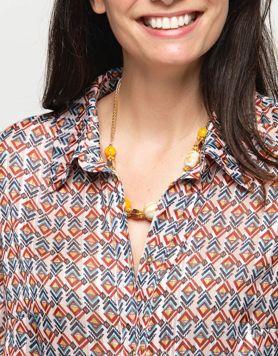 Christine Laure Chemisiers & Blouses|Hauts*Chemisier fluide imprimé