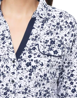 Christine Laure Chemisiers & Blouses|Hauts*Chemisier imprimé bleu