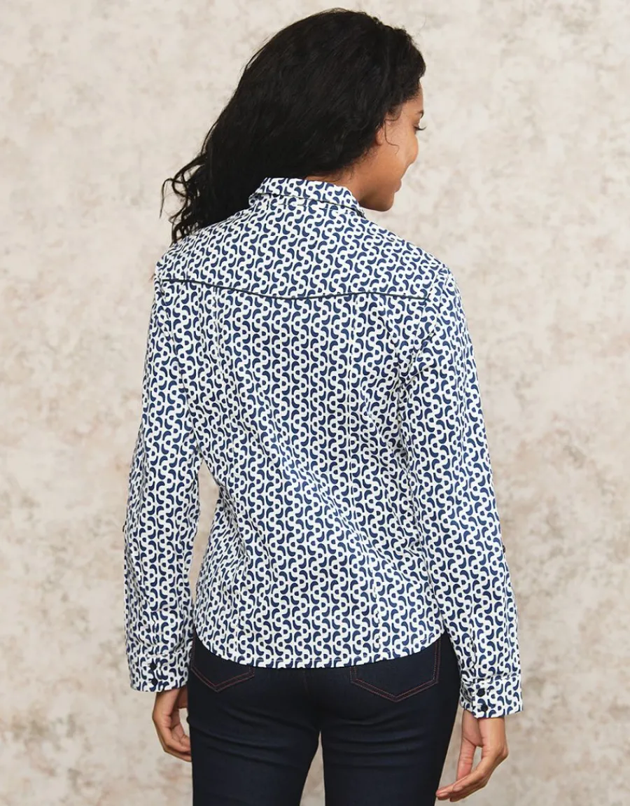 Christine Laure Chemisiers & Blouses|Hauts*Chemisier imprimé coton