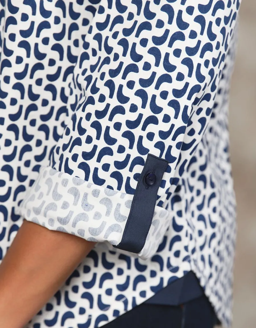 Christine Laure Chemisiers & Blouses|Hauts*Chemisier imprimé coton