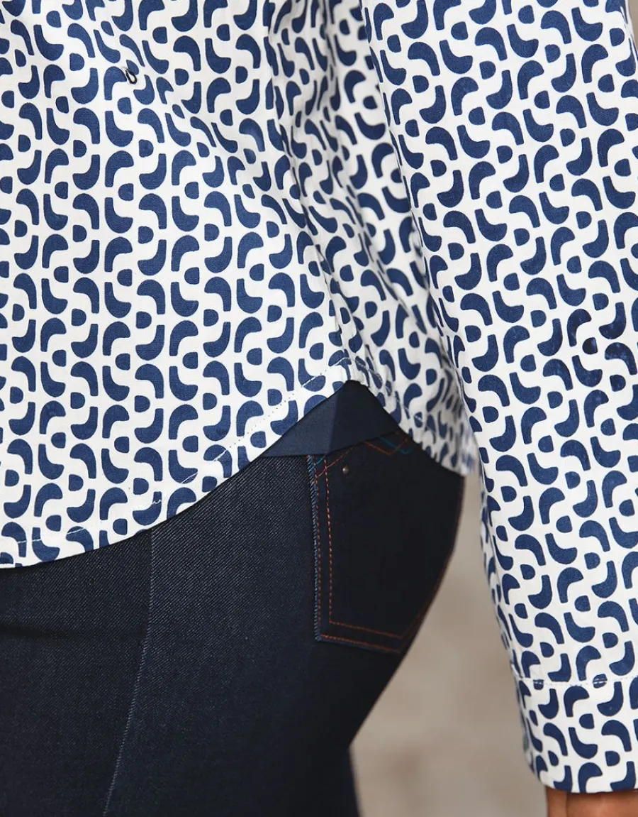 Christine Laure Chemisiers & Blouses|Hauts*Chemisier imprimé coton