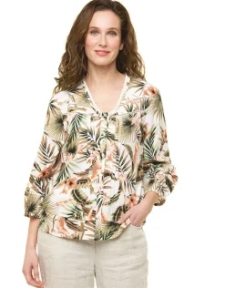 Christine Laure Chemisiers & Blouses|Hauts*Chemisier imprimé écru