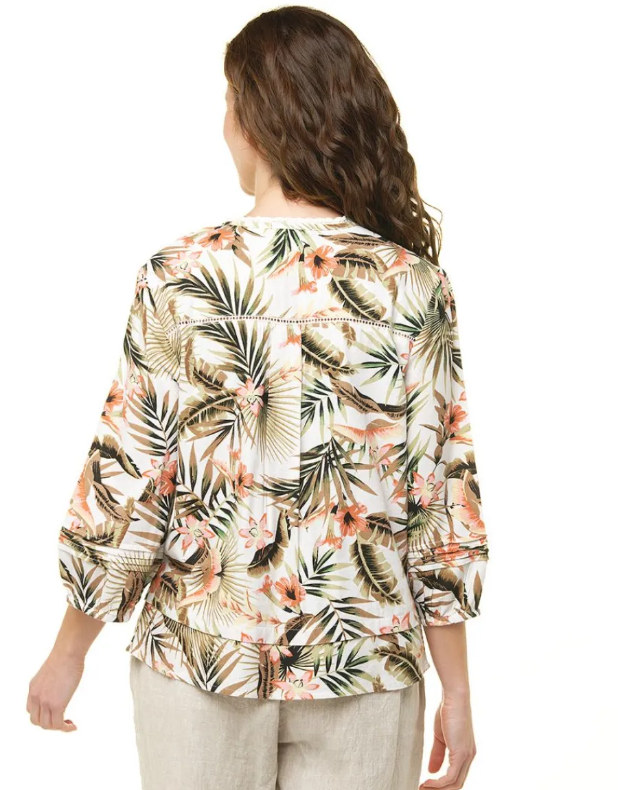 Christine Laure Chemisiers & Blouses|Hauts*Chemisier imprimé écru