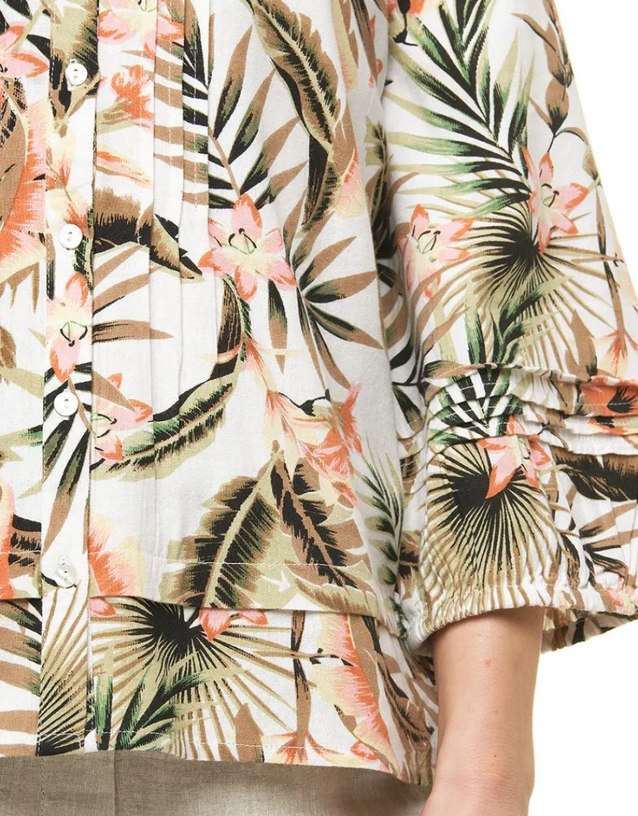 Christine Laure Chemisiers & Blouses|Hauts*Chemisier imprimé écru