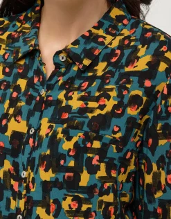 Christine Laure Chemisiers & Blouses|Hauts*Chemisier imprimé ocre