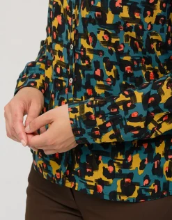 Christine Laure Chemisiers & Blouses|Hauts*Chemisier imprimé ocre