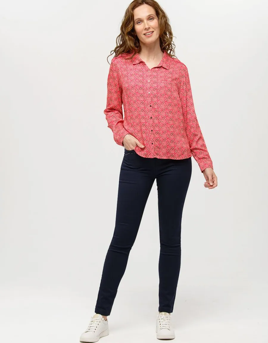 Christine Laure Chemisiers & Blouses|Hauts*Chemisier imprimé rose