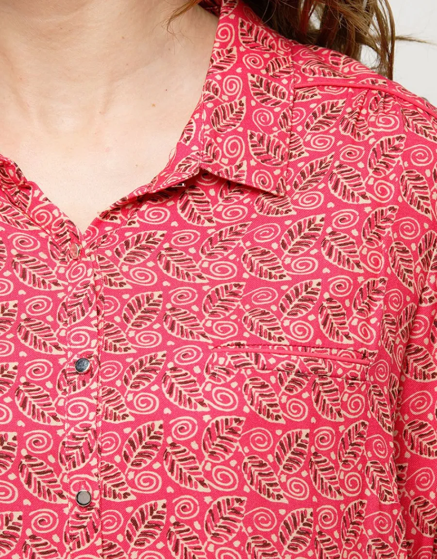 Christine Laure Chemisiers & Blouses|Hauts*Chemisier imprimé rose