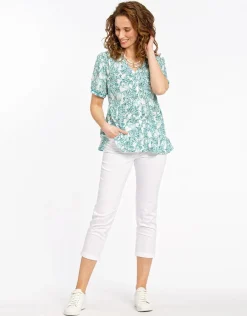 Christine Laure Chemisiers & Blouses|Hauts*Chemisier imprimé vert