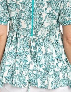 Christine Laure Chemisiers & Blouses|Hauts*Chemisier imprimé vert