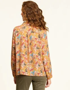 Christine Laure Chemisiers & Blouses|Hauts*Chemisier ocre fluide