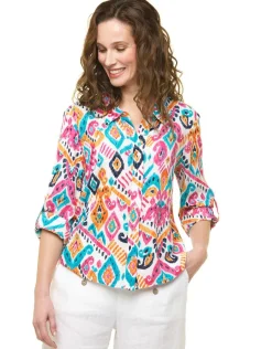 Christine Laure Chemisiers & Blouses|Hauts*Chemisier rose imprimé