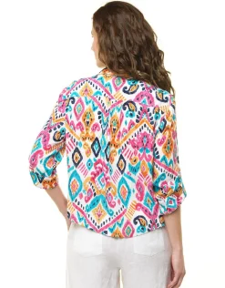 Christine Laure Chemisiers & Blouses|Hauts*Chemisier rose imprimé