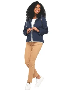 Christine Laure Parkas|Parkas*Ciré court bleu marine