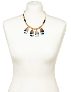 Christine Laure Bijoux|Accessoires*Collier bois vert