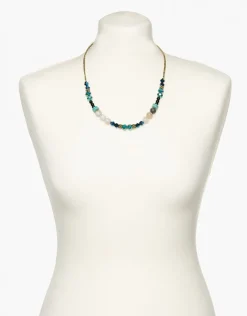 Christine Laure Bijoux|Accessoires*Collier court bleu