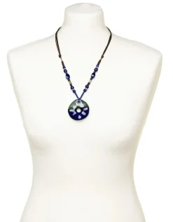 Christine Laure Bijoux|Accessoires*Collier céramique bleu