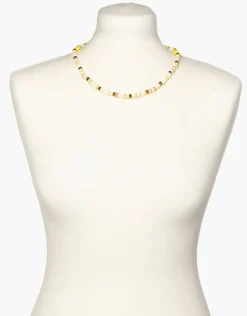 Christine Laure Bijoux|Accessoires*Collier jaune perles