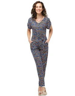 Christine Laure Robes|Robes & Jupes*Combinaison imprimé fleur