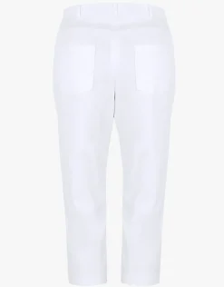 Christine Laure Pantacourts|Pantalons*Corsaire blanc stretch