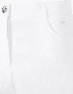 Christine Laure Pantacourts|Pantalons*Corsaire blanc stretch