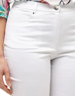 Christine Laure Pantacourts|Pantalons*Corsaire coton blanc