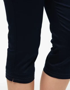 Christine Laure Pantacourts|Pantalons*Corsaire coton bleu