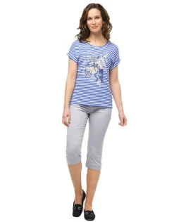 Christine Laure Pantacourts*Corsaire coton gris