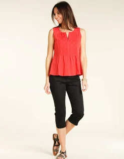 Christine Laure Pantacourts*Corsaire coton noir