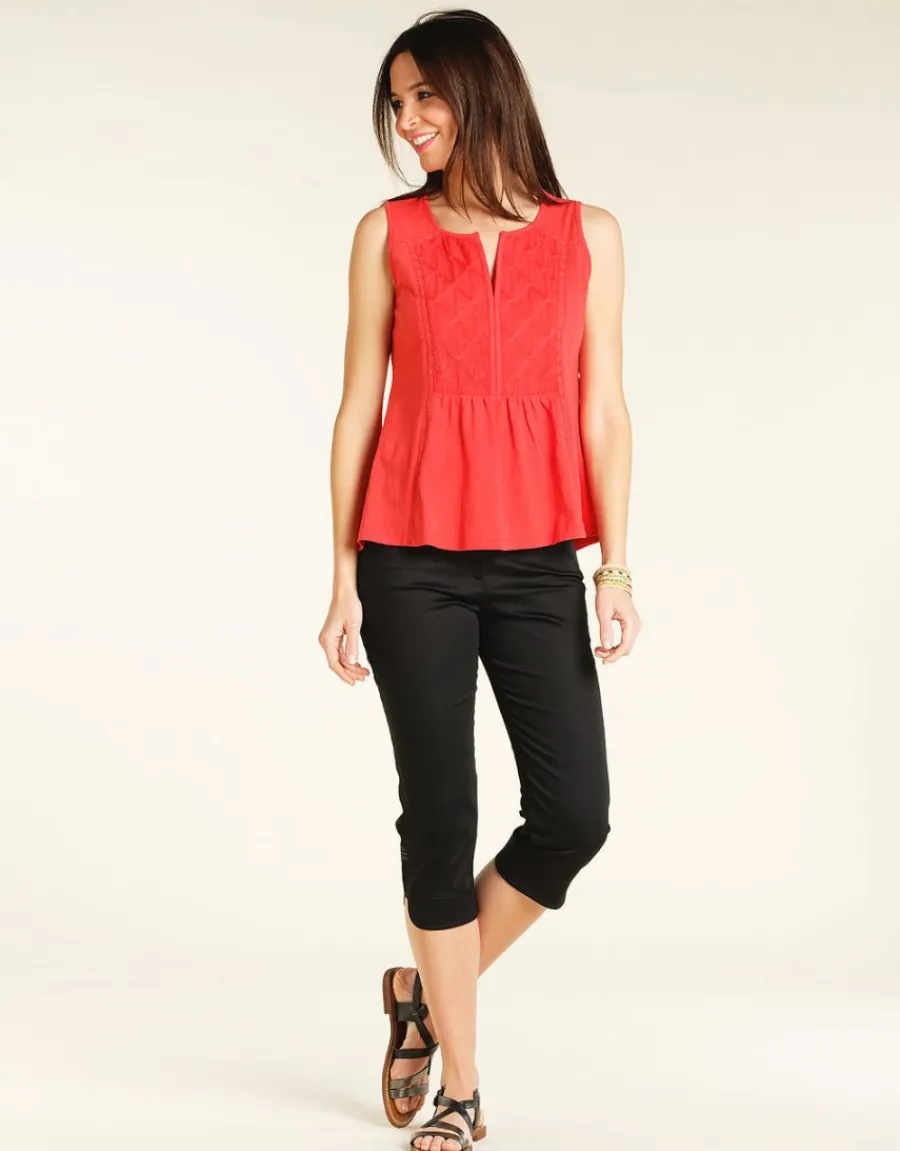 Christine Laure Pantacourts*Corsaire coton noir