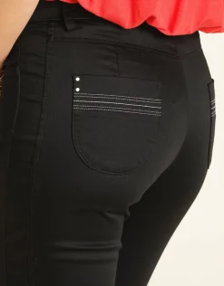 Christine Laure Pantacourts*Corsaire coton noir