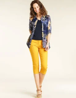 Christine Laure Pantacourts*Corsaire coton ocre