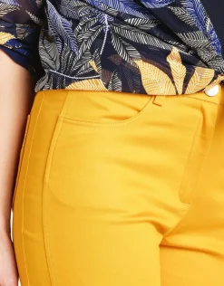 Christine Laure Pantacourts*Corsaire coton ocre