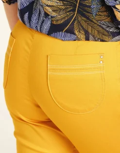 Christine Laure Pantacourts*Corsaire coton ocre