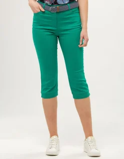 Christine Laure Pantacourts*Corsaire coton vert