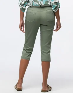 Christine Laure Pantacourts|Pantalons*Corsaire coton vert