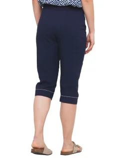 Christine Laure Pantacourts*Corsaire marine coton