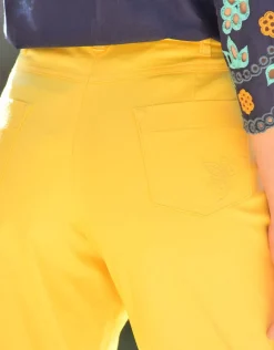 Christine Laure Pantacourts*Corsaire stretch jaune