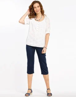 Christine Laure Pantacourts*Corsaire stretch marine