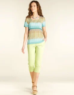 Christine Laure Pantacourts*Corsaire stretch pomme